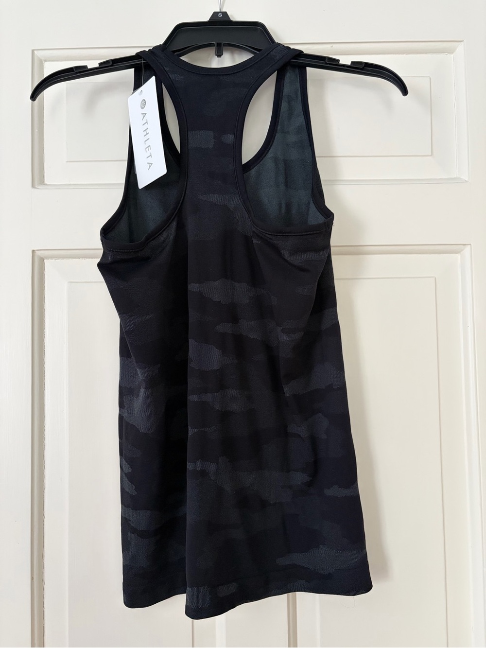 Athleta Speedlight Black Camo Racerback Tank Small - Picture 3 of 7